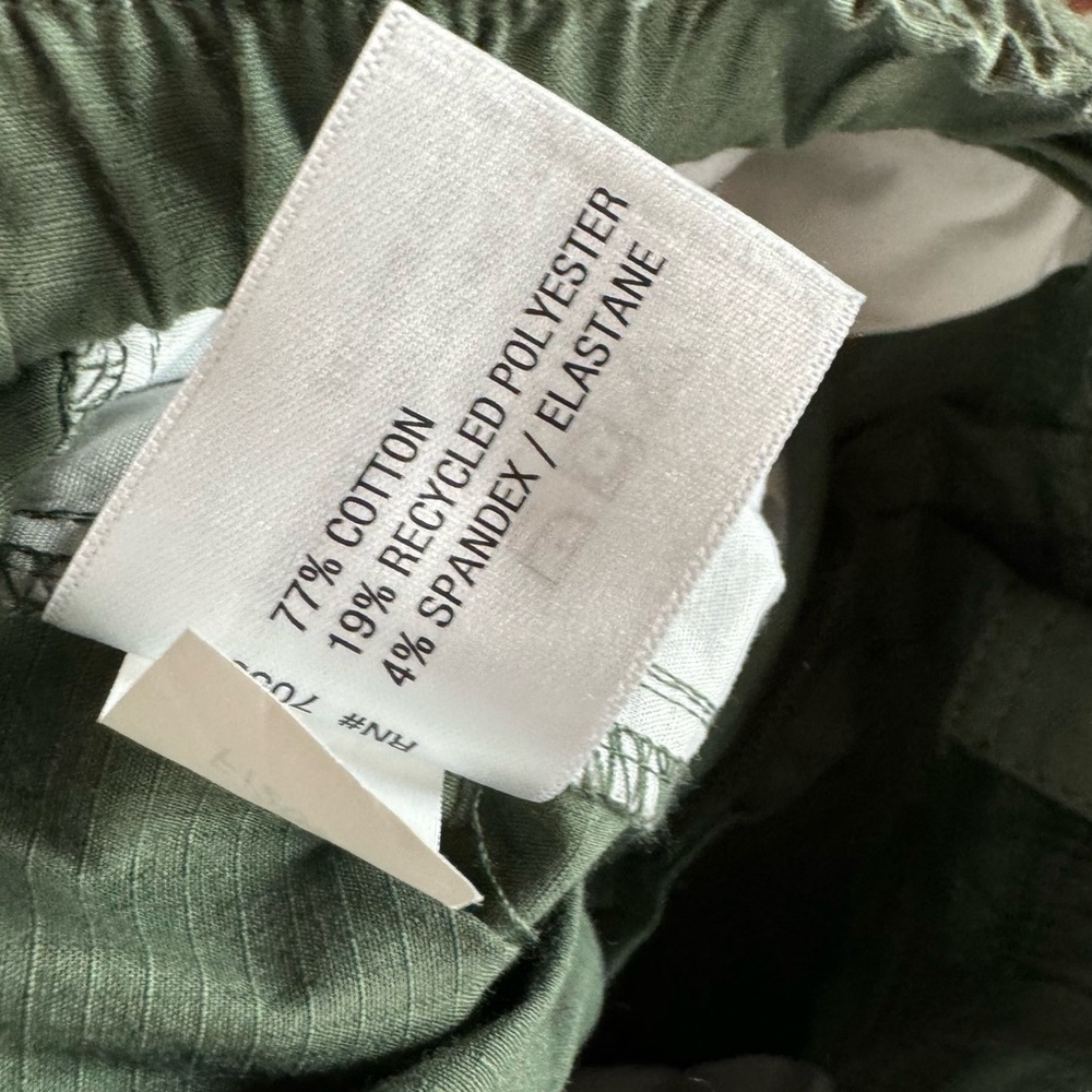 Orvis Pants Sweat Joggers Go The Distance Straight Leg Ankle Solid Green Dark - Picture 9 of 10